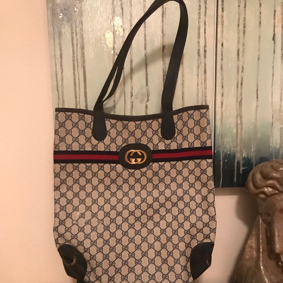 Vintage GUCCI TOTE - RARE - Picture 1 of 5